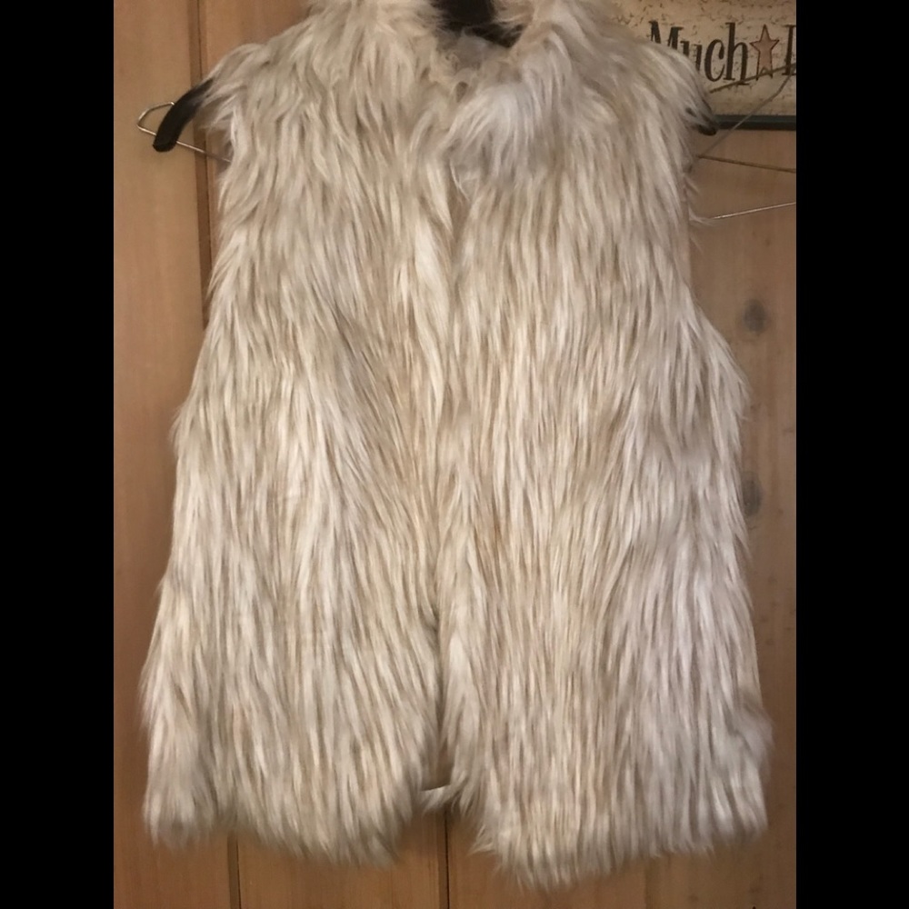 Faux vest cute and warm